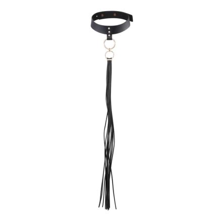 Maze Tassel Choker Black