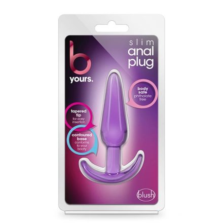 B YOURS SLIM ANAL PLUG PURPLE