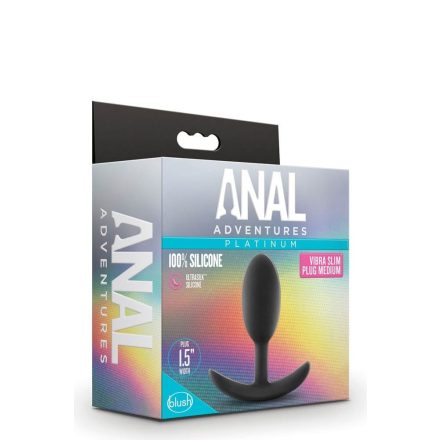 ANAL ADVENTURES VIBRA SLIM PLUG - MEDIUM