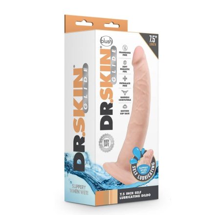 DR. SKIN 7.5INCH SELF LUBRICATING DILDO