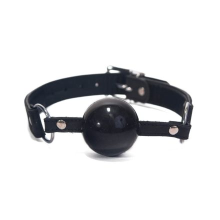 Silicone Ball Gag Black