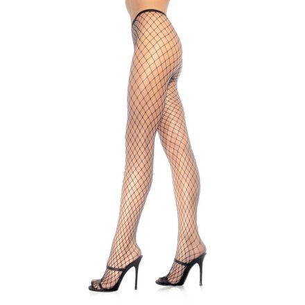 729005 SPANDEX DIAMOND PANTY HOSE O/S BLK