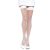 Nylon Fishnet Stocking - WHITE - O/S - HOSIERY