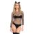 Naughty Kitty Bodysuit Black M/L