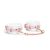 White & Pink Fairy Goat Leather Hand Cuffs