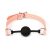 Pink Organosilicon Ball Gag