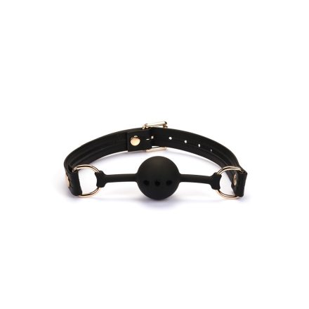 Black Organosilicon Ball Gag