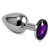 Rosebud Classic Metal Plug S Purple