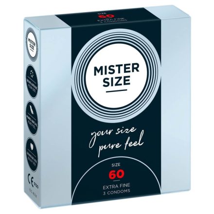 MISTER SIZE 60 mm Condoms 3 pieces