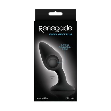 Renegade Knock Knock Plug Black