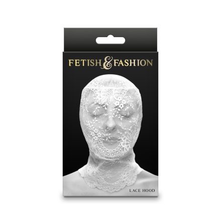 Fetish & Fashion - Lace Hood - White - Alternate Package