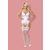 810-COR-2 corset & thong white  S/M