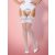 810-STO-2 stockings white  S/M