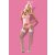 Bunny suit 4 pcs costume pink L/XL