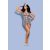 Stewardess 3 pcs costume grey  S/M