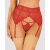 Lonesia garter belt red  S/M