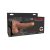 6" Hollow Rechargeable Strap-On with Balls Tan