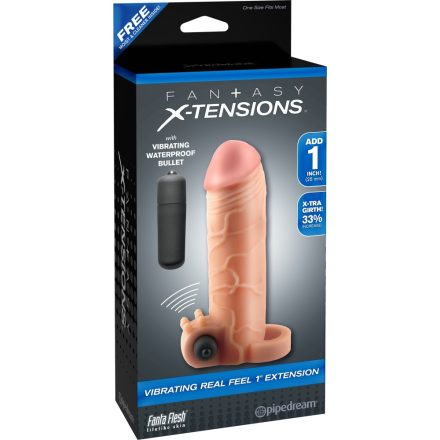 Vibrating Real Feel 1" Extension  Light