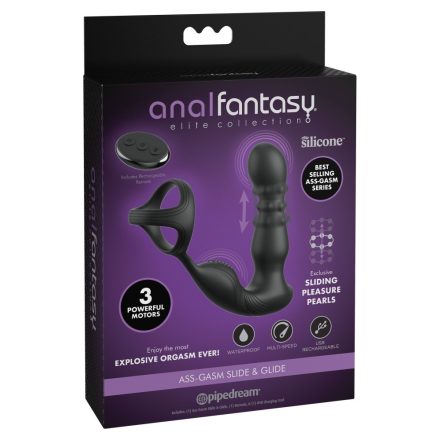 Anal Fantasy Elite Ass-gasm Slide & Glide - Black