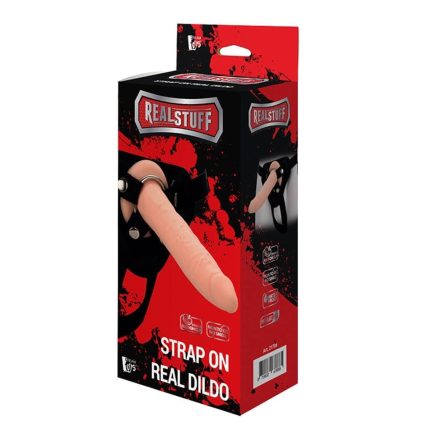 REALSTUFF STRAP ON REAL DILDO FLESH 1