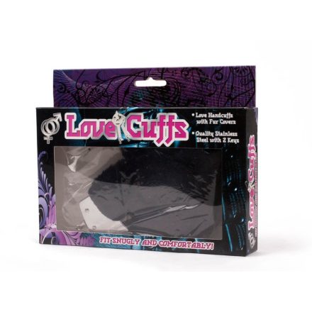 Love Cuffs Black Plush