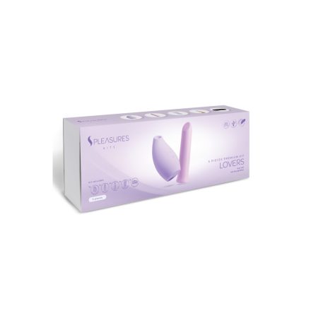 S Pleasures Velvet Lovers Kit - Purple & Purple