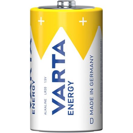 Varta 4120229412 Energy D (LR20) alkáli góliát elem 2db/bliszter