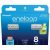 Panasonic Eneloop BK-3MCDE/8BE AA 2000mAh ceruza akku 8db/csomag