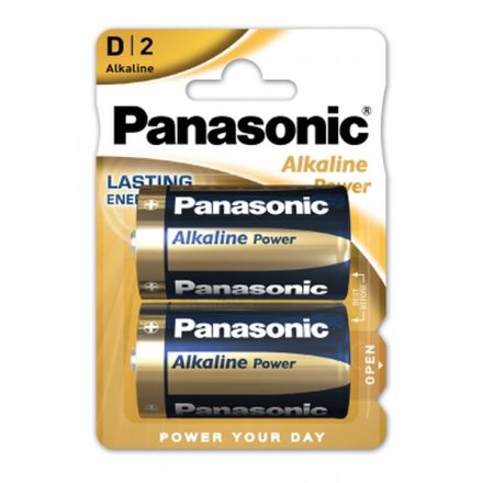 Panasonic LR20APB/2BP 1,5V D/góliát tartós alkáli elem 2 db/csomag