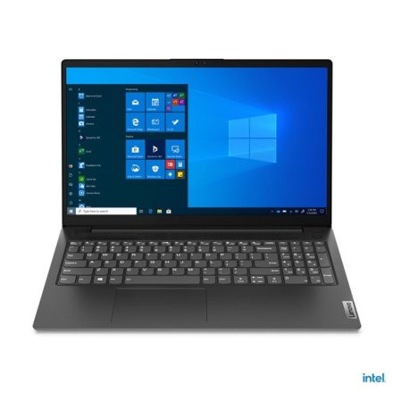 Lenovo V15 G2 IJL 15,6"FHD/Intel Celeron N4500/8GB/256GB/Int.VGA/FreeDOS/fekete laptop