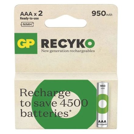 GP ReCyko NiMH Akkumulátor HR03 (AAA) 950mAh 2db