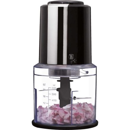 Berlinger Haus BH/9379 600 ml 2 az 1-ben fekete mini chopper aprító