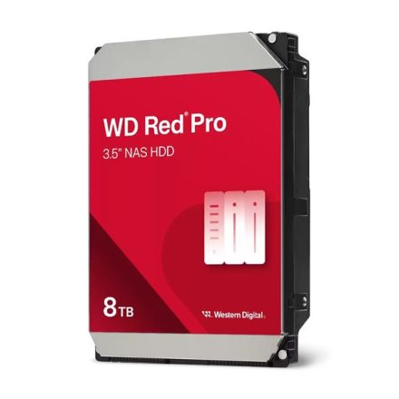 Western Digital 3,5" 8000GB belső SATAIII 7200RPM 256MB RED PRO WD8005FFBX winchester 5 év