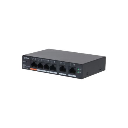 Dahua PoE switch - CS4006-4ET2ET-60 (Cloud Menedzsment; 4x100Mbps PoE; + 2x 100Mbps uplink, 60W)