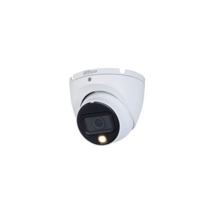 Dahua Analóg dómkamera -  HAC-HDW1200TLM-IL-A (Duallight; 2MP, kültéri, 2,8mm, IR20m+LED20m ICR, IP67, DWDR, mikrofon)