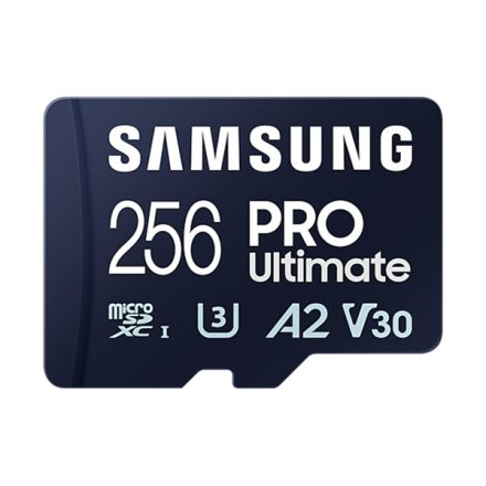 Samsung MicroSD kártya - 256GB MB-MY256SA/WW (PRO Ultimate, Class10, R200/W130, adapter, 256GB)