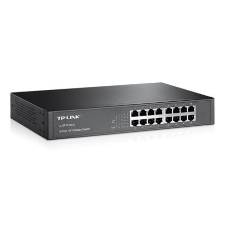 TP-Link Switch  - TL-SF1016DS (16 port, 100Mbps; fém ház)