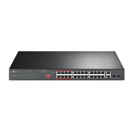 TP-Link Switch  PoE - TL-SL1226P (24port 100Mbps;  24 af PoE port; 2x Combo SFP; 250W, 250m extended mode)