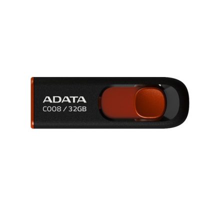 ADATA Pendrive - 32GB C008 (USB2.0, Fekete-Piros)