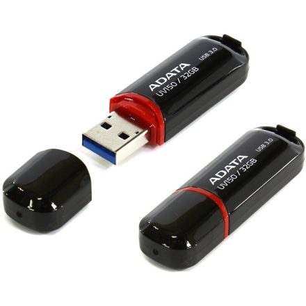 ADATA Pendrive - 128GB UV150 (USB3.2, Fekete)