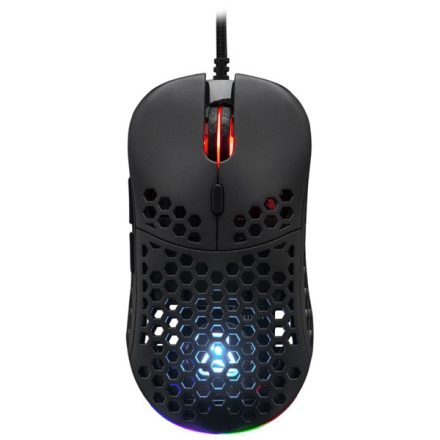 The G-Lab Gamer Egér - KULT-OXYGEN-B (12800 DPI, 60g, 6 gomb, RGB, fekete)