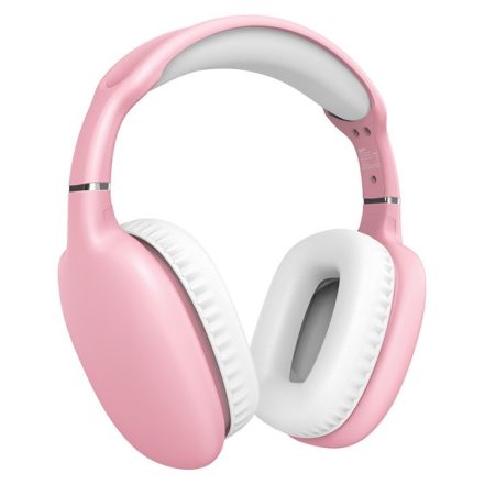 Snopy Fejhallgató Vezeték Nélküli - SN-BT43 Pink (Bluetooth/AUX hang.szab., mikrofon, rózsaszín)