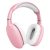 Snopy Fejhallgató Vezeték Nélküli - SN-BT43 Pink (Bluetooth/AUX hang.szab., mikrofon, rózsaszín)