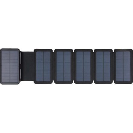 Sandberg Akkubank - Solar 6-Panel Powerbank 20000 (napelemes; kültéri; IPX4 cseppálló; LED lámpa; 2xUSB-A+USB-C)