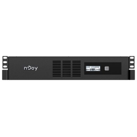 NJOY Szünetmentes 800VA - Code 600 (4 IEC C13, line-interaktív, USB menedzsment, szoftver, LCD kijelző, 2U rack)