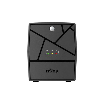 NJOY Szünetmentes  1000VA - Keen 1000 USB (4 Schuko, line-interaktív, USB menedzsment, RJ11/45 vonalvédelem, fekete)