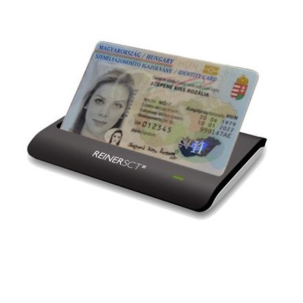 Reiner CyberJack RFID basis e-személyi igazolvány olvasó Black