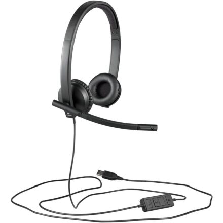 Logitech H570E USB Headset Stereo Black