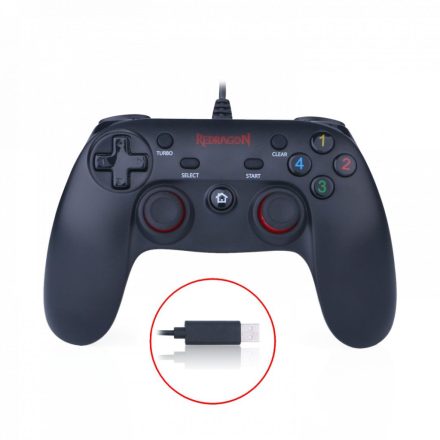 Redragon Saturn USB Gamepad Black