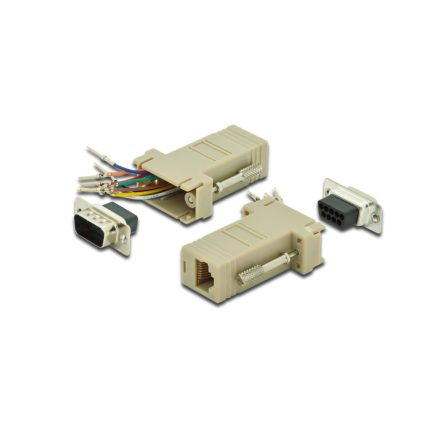 Assmann Adaptor, DB9, RJ45, Modular